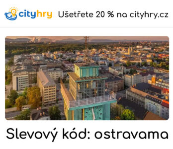 Sleva na cityhry.cz Ostrava